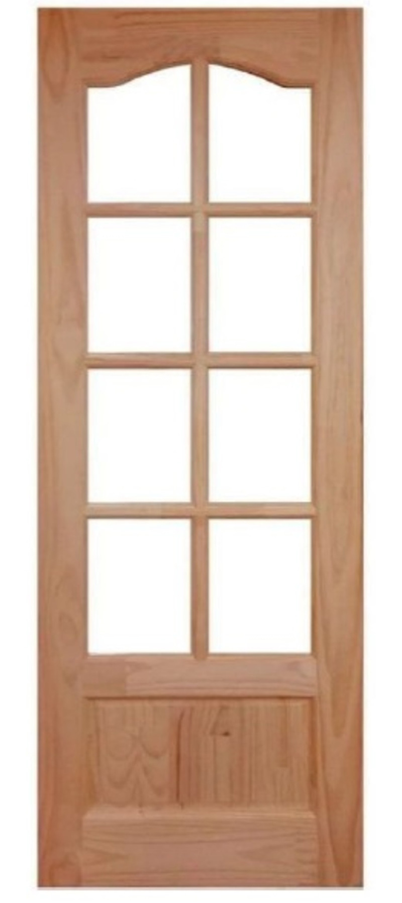 PUERTA 8 VIDRIOS RADIATA 70 X 200 CM